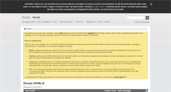 Desktop Screenshot of forum.html.it