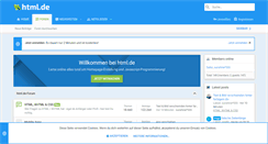 Desktop Screenshot of html.de