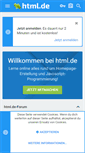 Mobile Screenshot of html.de