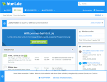 Tablet Screenshot of html.de